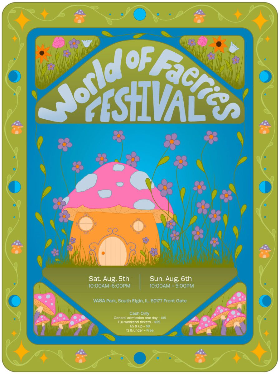 world of fearies festival poster